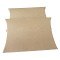 Custom made recycled kraft paper pillow box