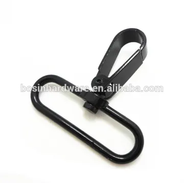 Wholesale Snap Hook High Quality Metal Black Snap Hook For Webbing