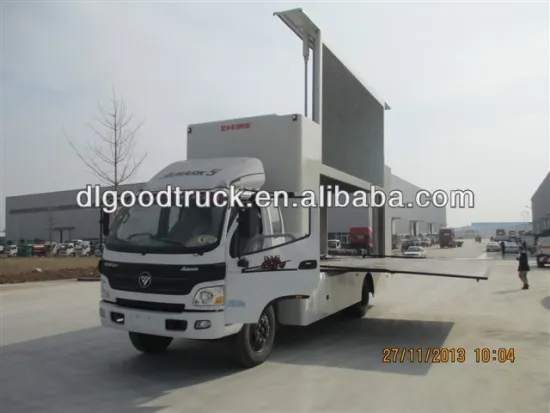 Hot seller! FOTON 4*2 led move truck screen/mobile stage truck