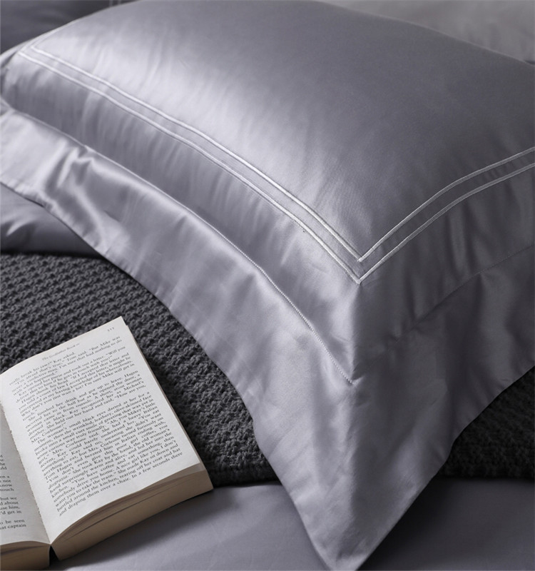 Cotton Senior Ash Hotel 3D Embroidered Bed Linen Set