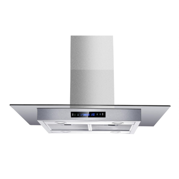 Reasonable Price Wall Mounted Range Hood with Motion Sensor and Touch Control for Hotel Kitchen Smoke Extraction