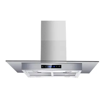 Reasonable Price Wall Mounted Range Hood with Motion Sensor and Touch Control for Hotel Kitchen Smoke Extraction