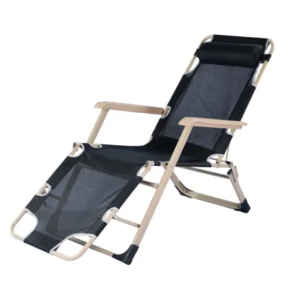 Custom Aluminum Outdoor Folding Camp Lounge Chair Set