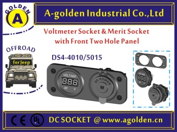 6 terminals with fuse holder and rocker switch power socket