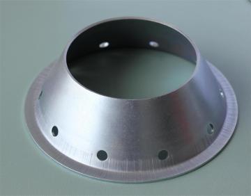 Metal shock absorber cover