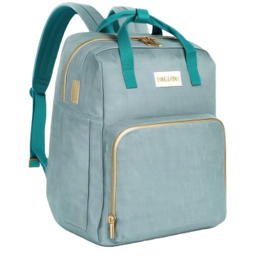 Free Sample Luxury Vegan PU Leather Mommy Diaper Backpack
