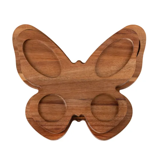 Wholesale High-Quality Acacia Wood Serving Trays for Kitchen: Perfect for Cheese, Pizza, and Food Presentation