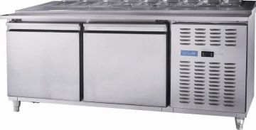 Stainless Steel Fridge Under Counter 1800 * 800 * 1000mm Durable