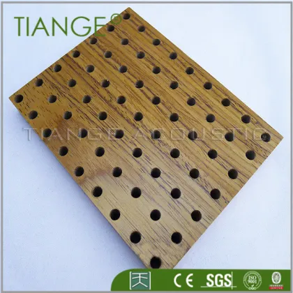 mdf wall board perforated acoustic sound absorbing panel