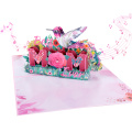 Tarjeta luminosa musical del Día de la Madre 3D