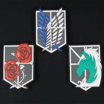 Attack on Titan PVC Tactical ID Armband with Hook Fastener
