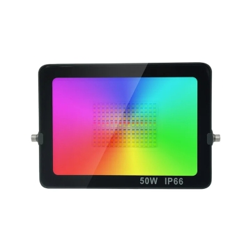 WIFI Control Smart Tuya Spotlight: 30W/50W Waterproof RGB Floodlight for Outdoor Gardening