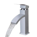 Polishing single handle chrome plated bathroom basin faucets
