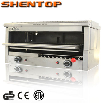 Shentop kitchen equipment salamander slide-in removable side panels STPP-MHL3 Piezo igniter Gas Salamander