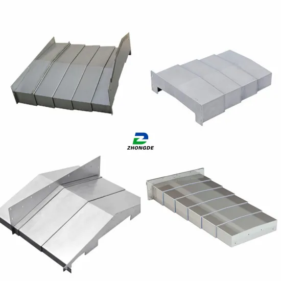 cnc machine steel protective cover telescopic steel cover