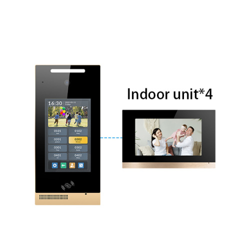 Wireless Intercom System Intercom Video Door Phone For Apartments With Tuya Supplier