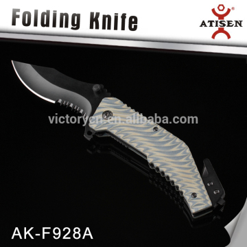 High Quality 4.5' Blade Camping Knife With G10 Handle Hunting Pocket Knife Tools