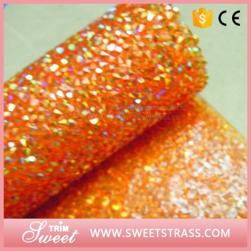 colored hotfix resin rhinestone sheet wholesale