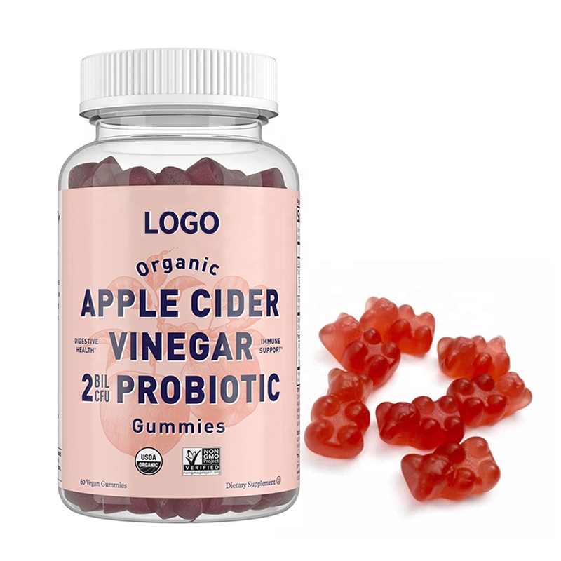 OEM/ODM Vegan Healthy Appetite Suppressant Weight Loss Gummy Candy Apple Cider Vinegar Gummies with Mother