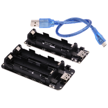 18650 ลิเธียมแบตเตอรี่โล่ V3/V8 โมดูล Power Bank พร้อมเอาต์พุต 5V/3A และ 3V/1A สำหรับ Raspberry Pi และ ESP32