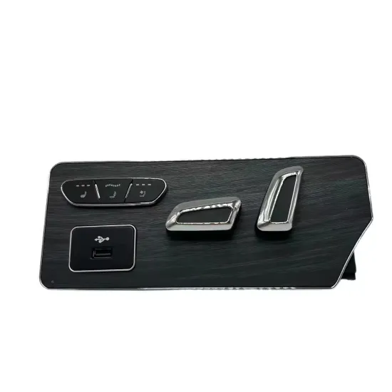 Multi-Function Business Seat Integrated Switch Panel: Heater, Ventilation, Massage, and Adjustment Controls