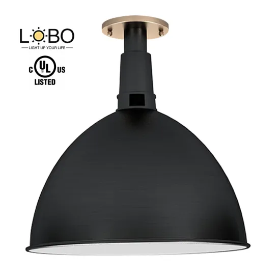 Vintage Retro Ceiling Light - Industrial Style Bedroom Lamp UL Listed