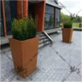 Pottes de jardin Corten Steel Flower Pots Planteurs