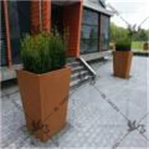 Steel Large Planters Rectangular Planter Box