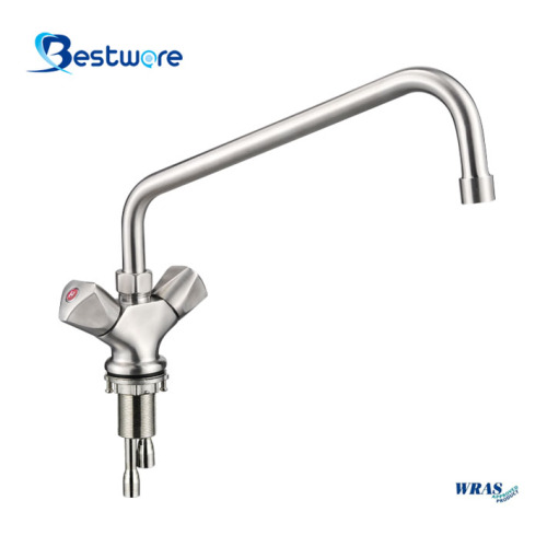 One Handle Deck Mount Kitchen Sink Faucet Mixer