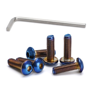 6 % lotti bruciati bulloni del volante in titanio Montare il kit boss rotondo pqy-ls06cr-r