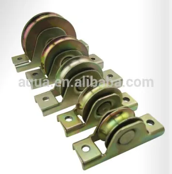 Sliding door bottom track roller
