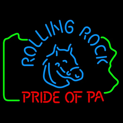 Rolling Rock Pride Of Pa Neon Beer Sign LED