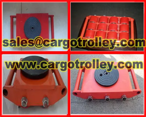 Load moving skates machinery dollies