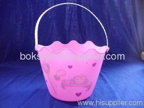 Plastic Easter Pails With Handle 