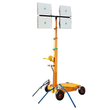 2024 New Hot Sale Pushcart Type Gasoline Engine Mobile Light Towers