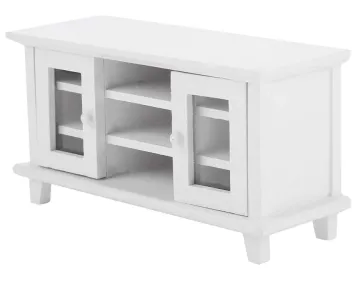 Storage TV Cabinet Miniature Mini Wooden Furniture