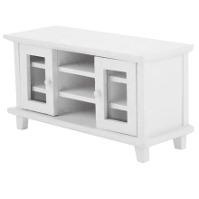 Storage TV Cabinet Miniature Mini Wooden Furniture