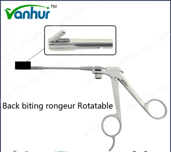Sinuscopy Instruments Back Biting Rotatable Rongeur Forceps