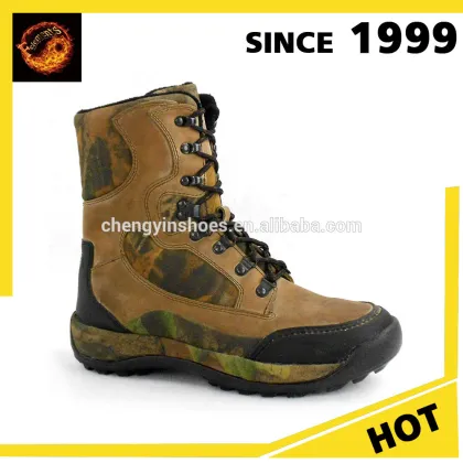 Wholesale price leather men outdoor winter tooling Hunting boots for Hunter