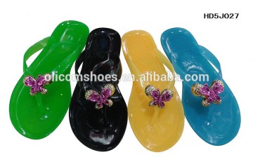 Fashion PVC Plastic Women Flip Flop PVC Plastic Women Flip Flop