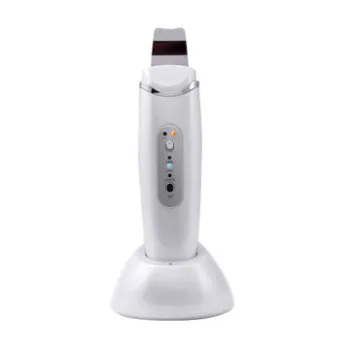 Ultrasound skin scrubber for deep cleansing/exfoliators & skin rejuvenation/ion lead in and lead out