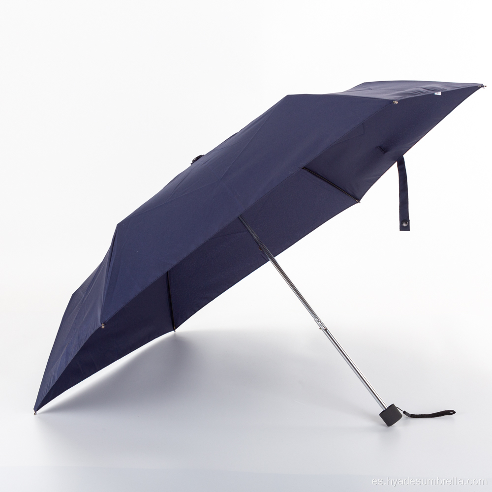 El mejor mini paraguas plegable compacto para lluvia con estuche