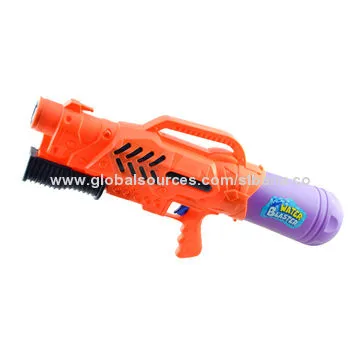 Water pump guns, 8m maximum distance, orange and blue 2-color assorted