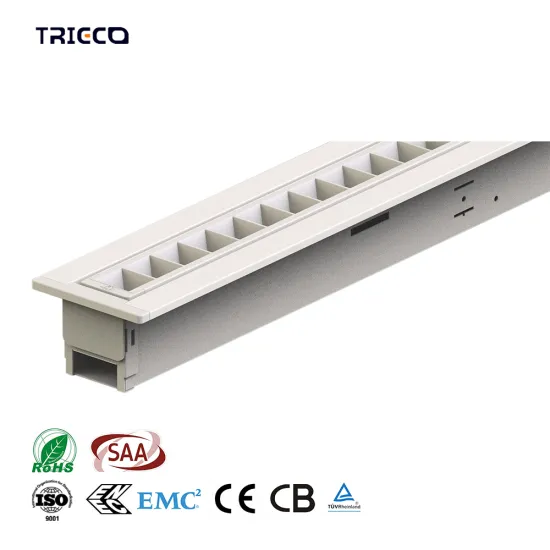 100 Recessed Panel Lamps with Replaceable 135LM/W LED Modules GR6D