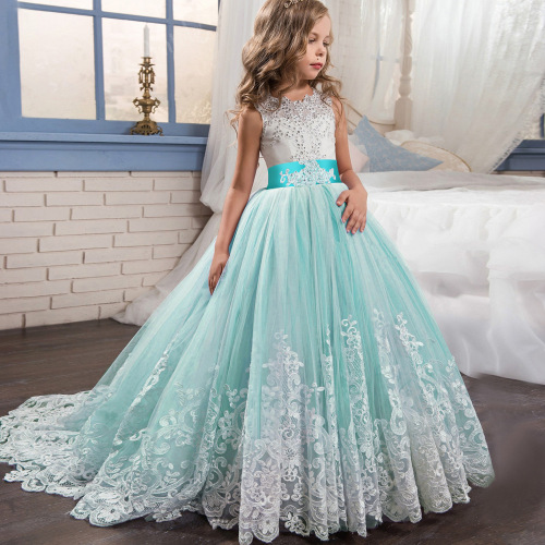  children clothes Long Princess Summer Girl Dress Manufactory