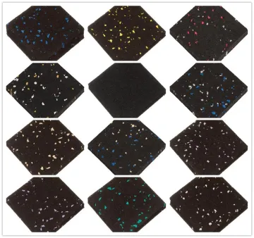 High flexibility interlocking rubber floor roll