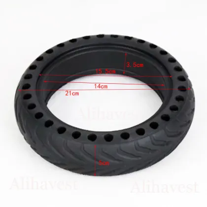 for Xiaomi Mijia M365 Scooter Tire Skateboard Hollow Solid Tyres Shock Electric Scooter Rubber Tires for Xiaomi M365 Wheel Parts