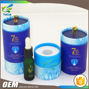 OEM wholesale fancy decorative liquid kraft paper tube box, offset hot stamping paper packaging