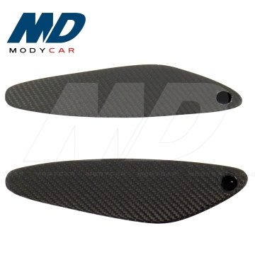 Carbon Fiber Rear Spoiler End Lips for 1995-1998 Nissan R33 GTR