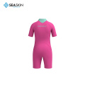 Seaskin Child&#39;s Shorty Neoprene Front Zip Wetsuit